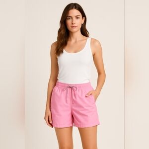 ASOS‎ Pink Swim Shorts Women’s Size S Drawstring Mesh Lined Quick-Dry